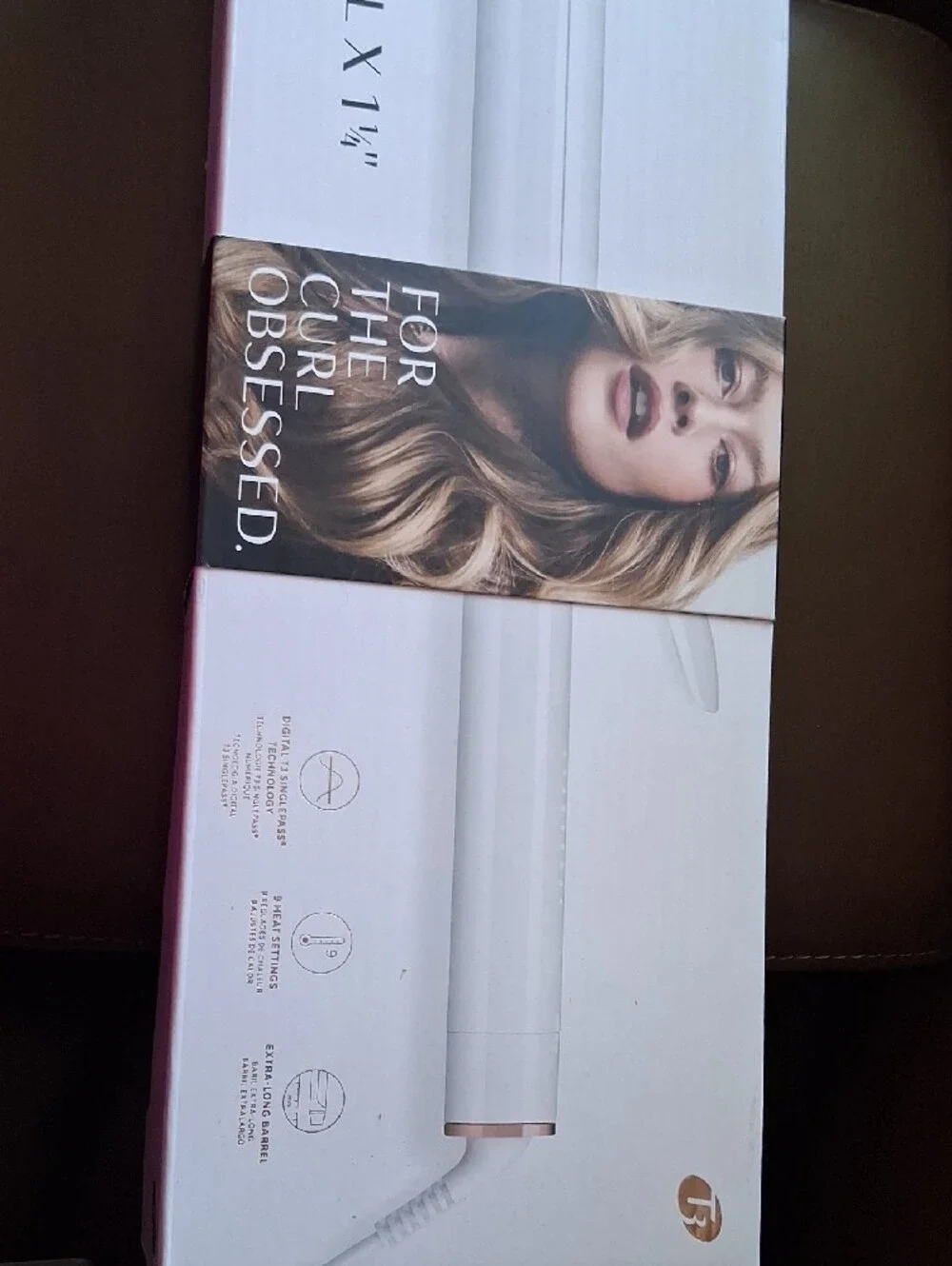 T3 White and Rose Gold SinglePass Curl X 1.25